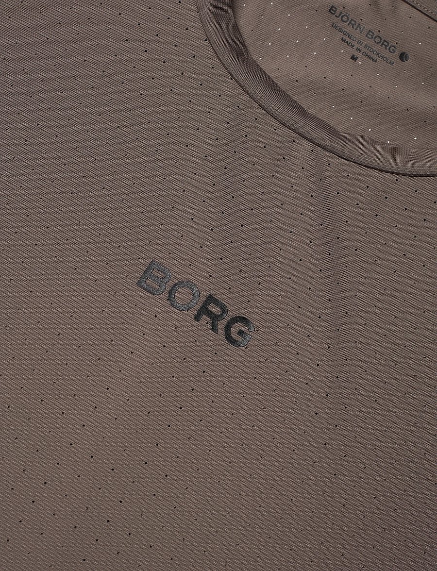 Björn Borg - BORG PERFORMANCE PERFORATED T-SHIRT - t-särgid - falcon - 2