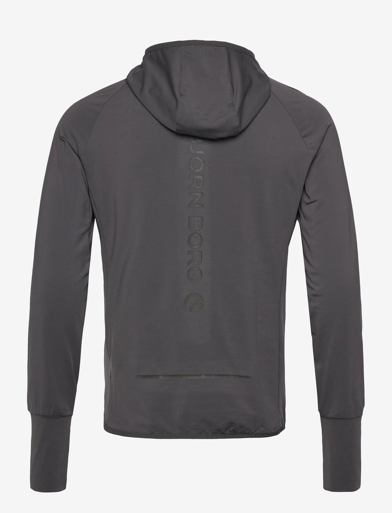 Björn Borg - BORG PERFORMANCE MID LAYER HOOD - fleece & midlayer - asphalt - 1