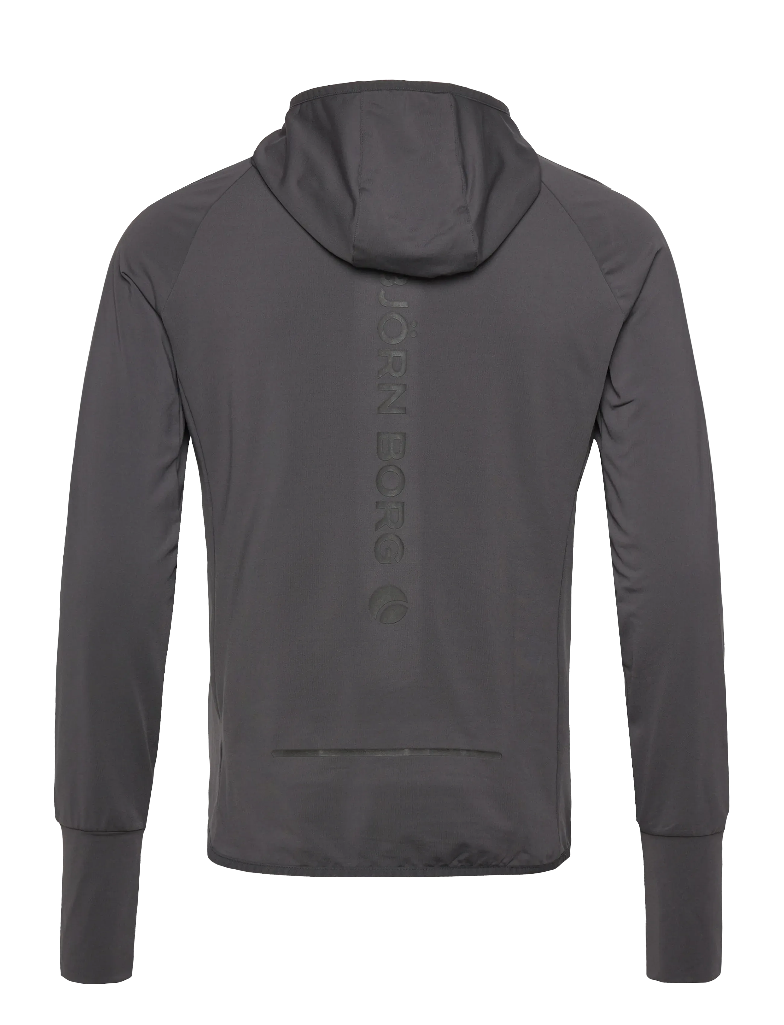 Björn Borg - BORG PERFORMANCE MID LAYER HOOD - fleeces & midlayers - asphalt - 1