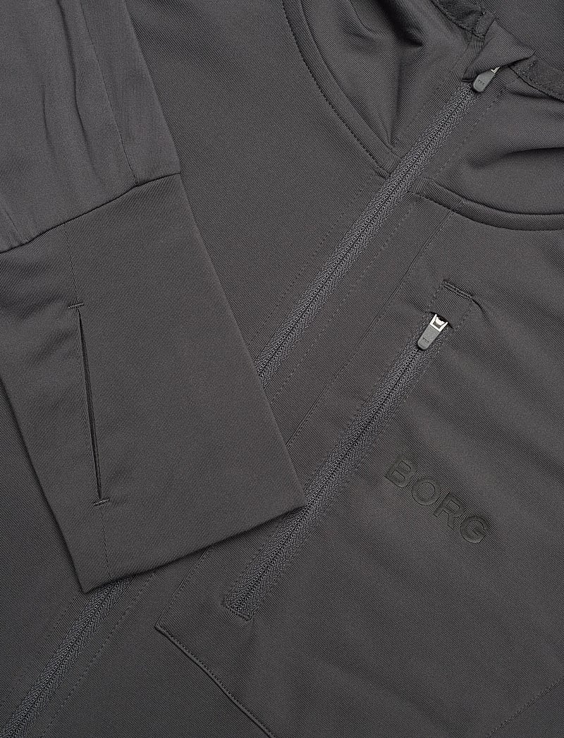 Björn Borg - BORG PERFORMANCE MID LAYER HOOD - fleece & midlayer - asphalt - 2