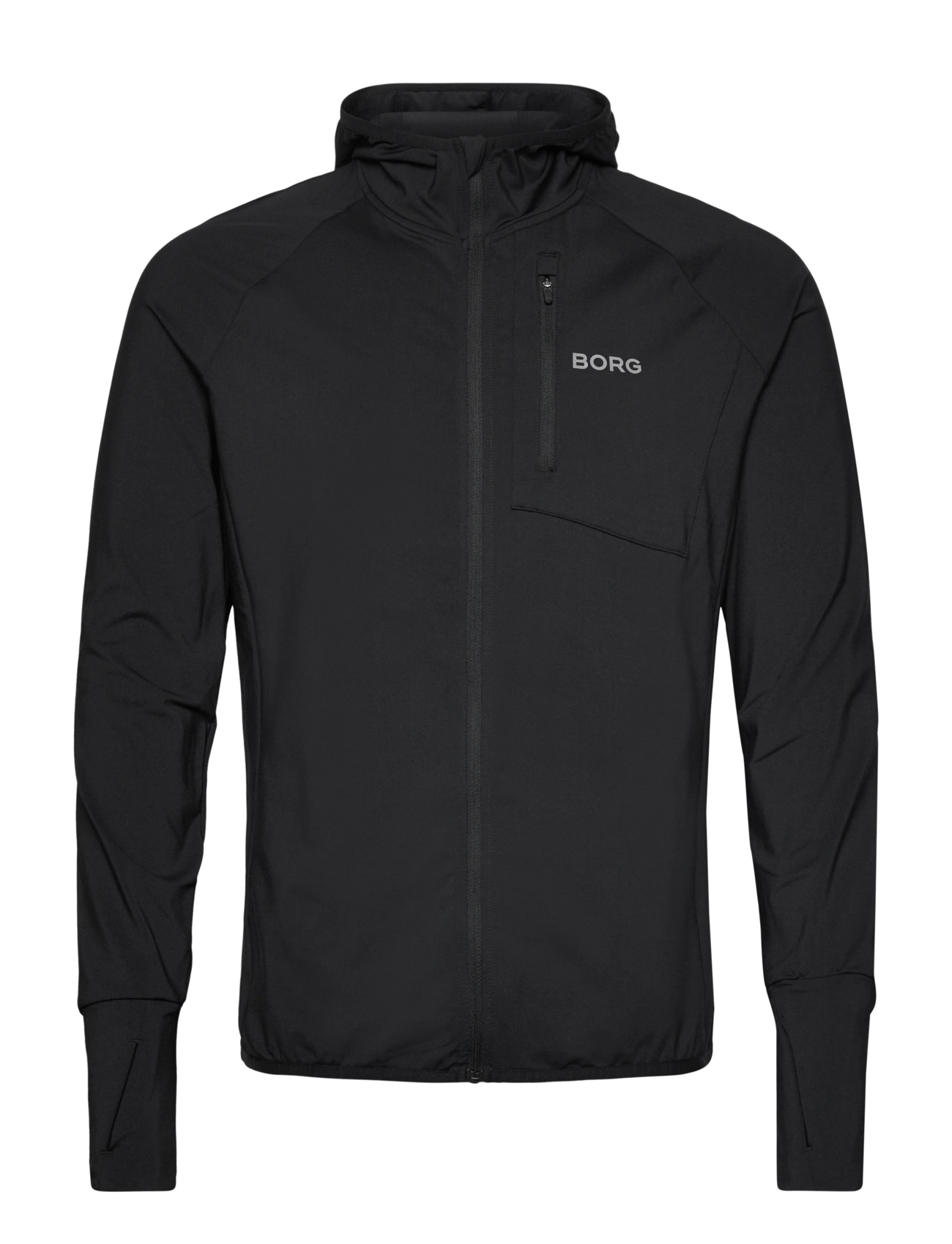 BJÖRN BORG Borg Performance Mid Layer Hood Schwarz - S - Herren