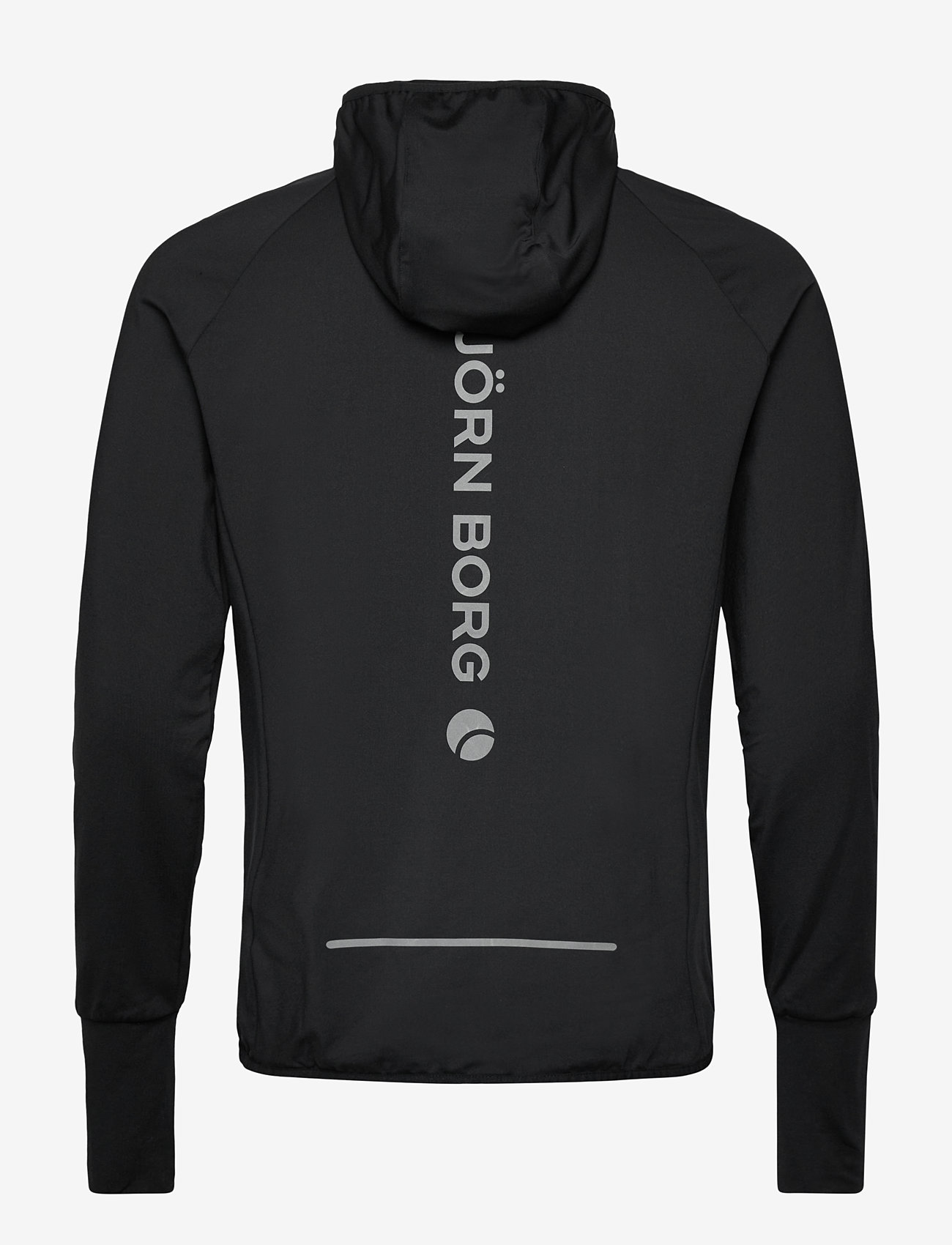 Björn Borg - BORG PERFORMANCE MID LAYER HOOD - fleece - black beauty - 1