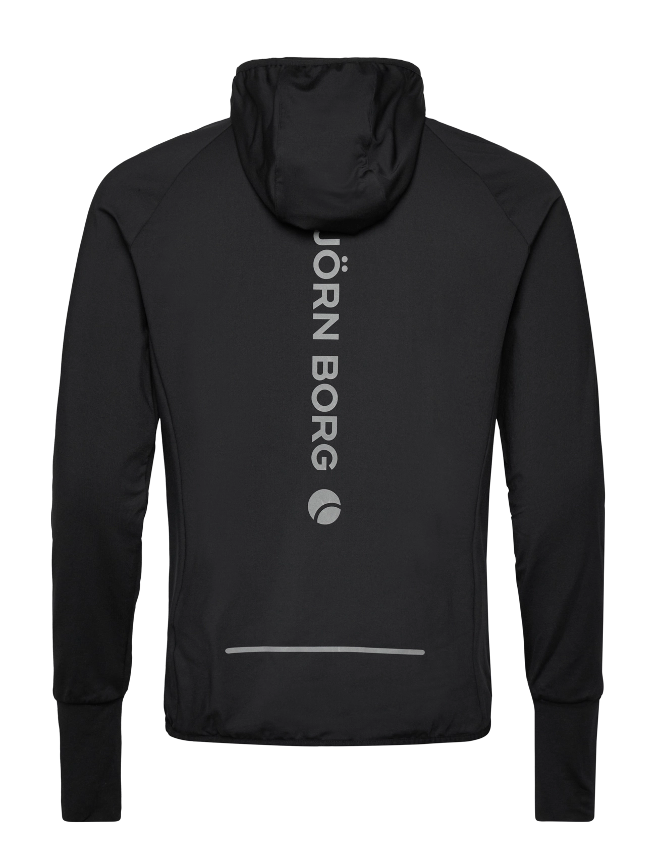 Björn Borg - BORG PERFORMANCE MID LAYER HOOD - fleece & midlayer - black beauty - 1