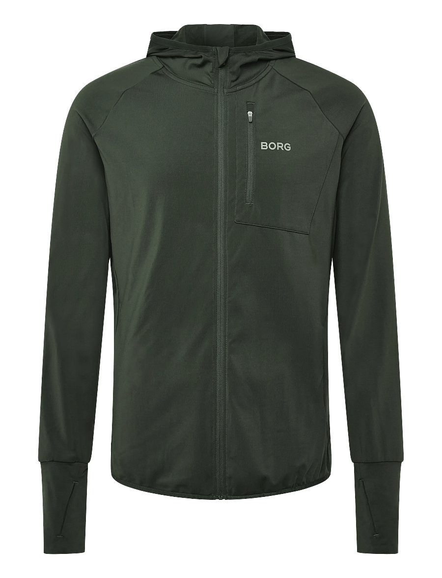 Björn Borg - BORG PERFORMANCE MID LAYER HOOD - fleece & mellanlager - rosin - 0