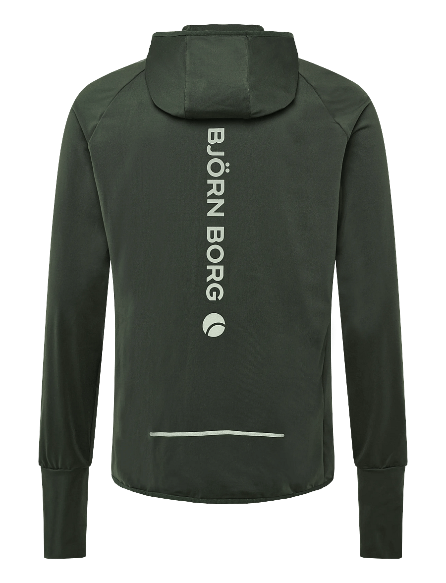 Björn Borg - BORG PERFORMANCE MID LAYER HOOD - fleece & mellanlager - rosin - 1
