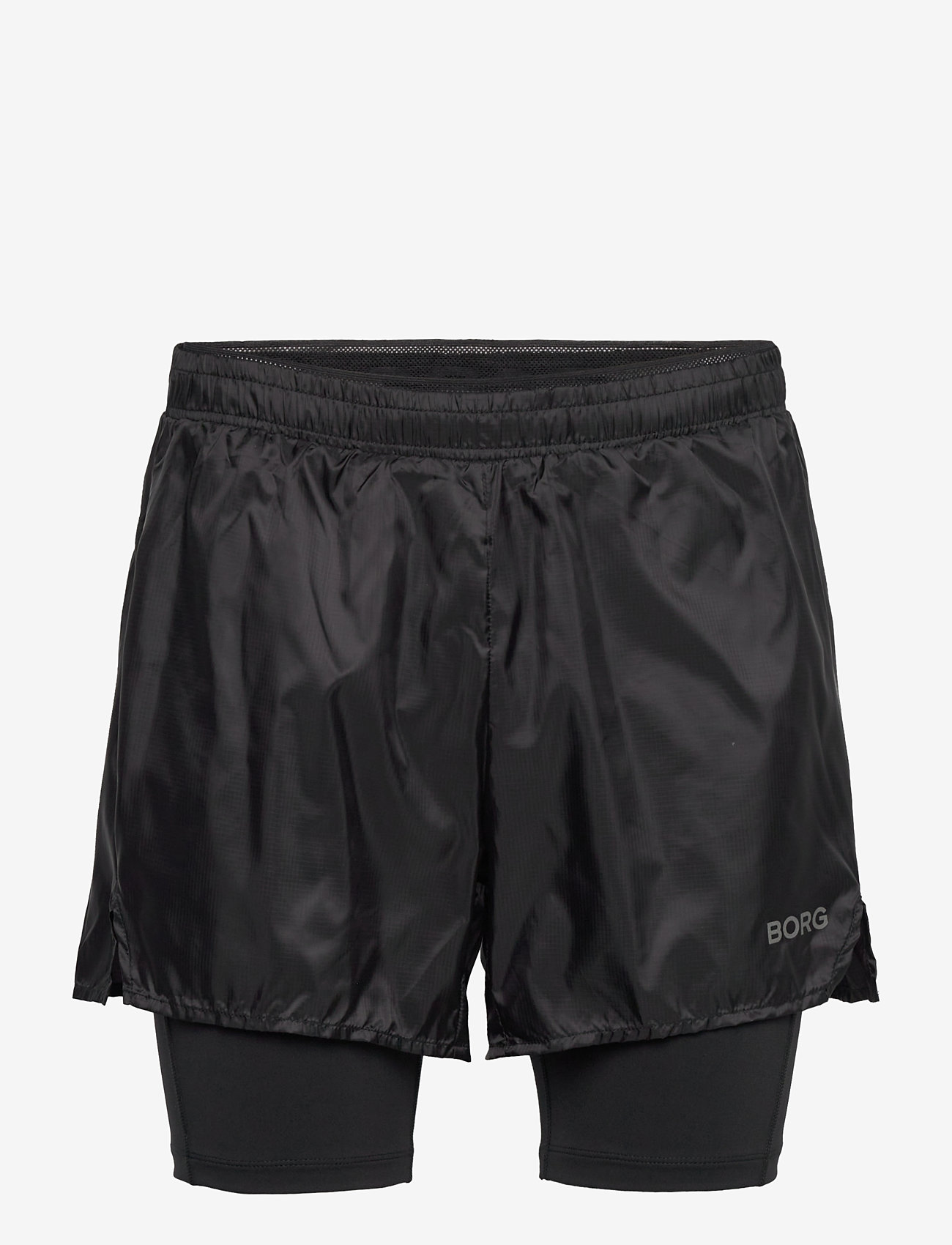 Björn Borg - BORG PERFORMANCE SHORTS 2 IN 1 - laufshorts - black beauty - 0