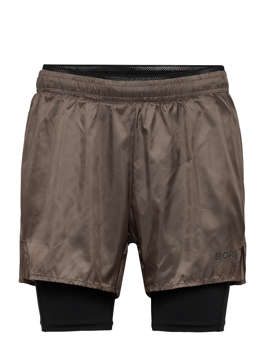 Björn Borg - BORG PERFORMANCE SHORTS 2 IN 1 - lühikesed jooksupüksid - falcon - 0