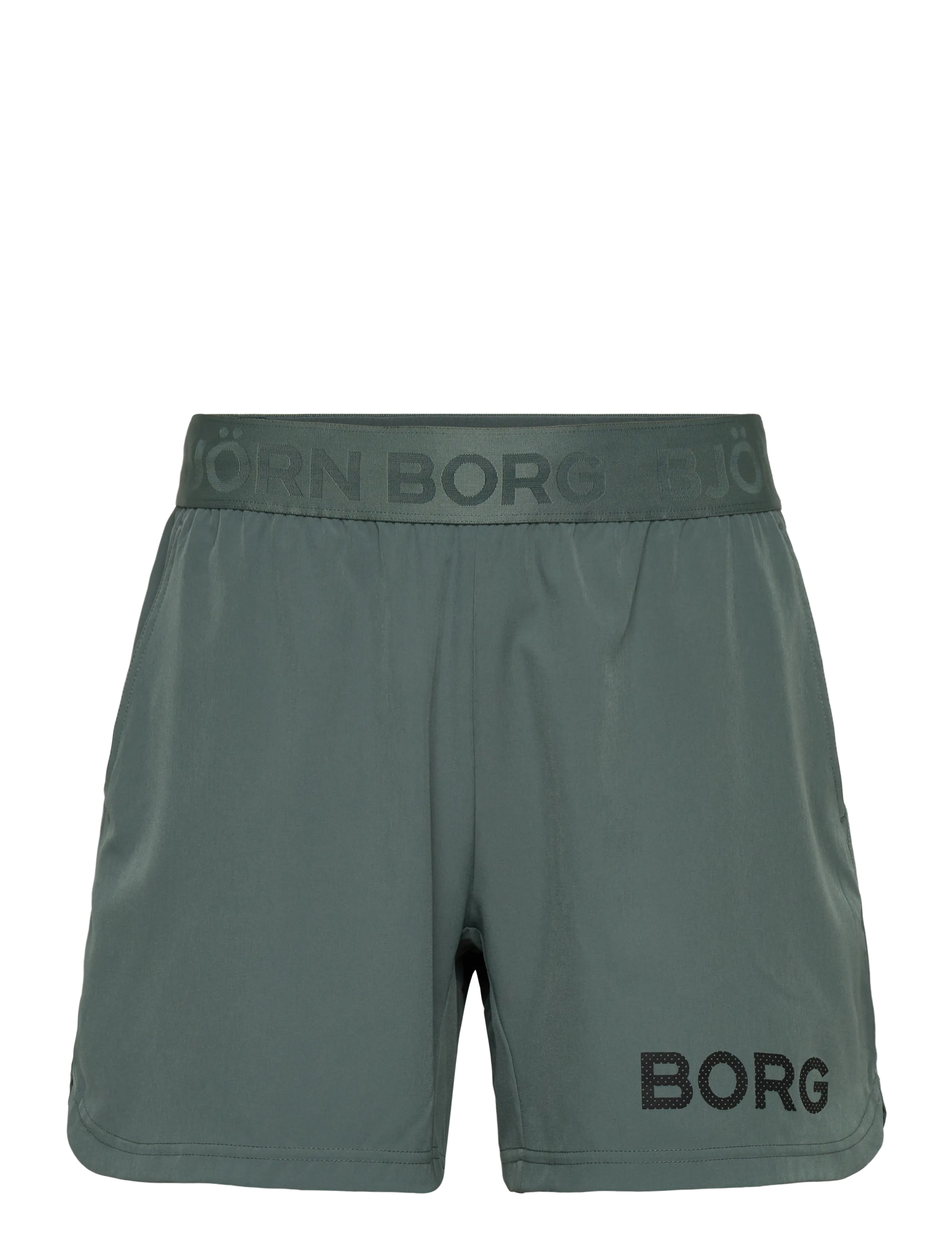 Björn Borg Borg 6" Shorts, Mænd, Træningsshorts, Kakigrøn, Str: XL