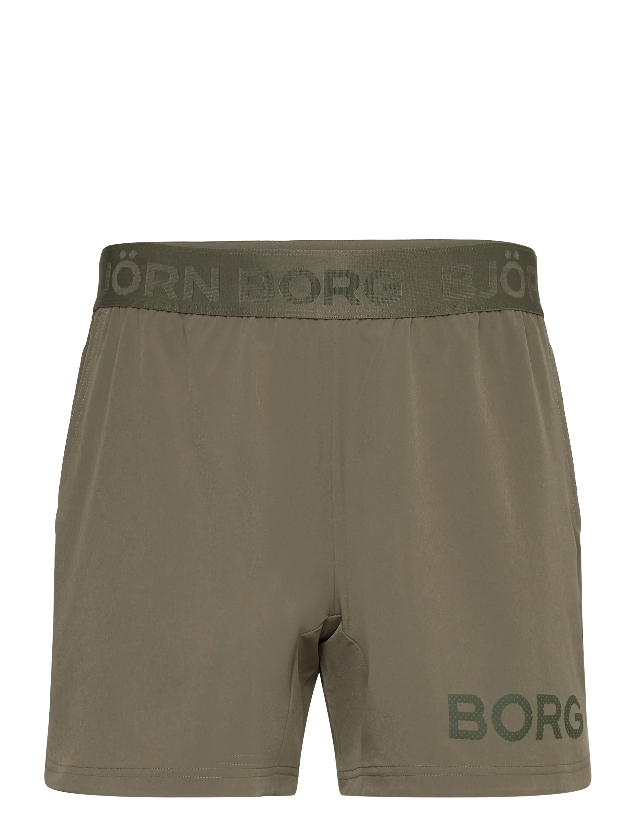 Björn Borg BORG 6" SHORTS - Hosen - DUSTY OLIVE / green