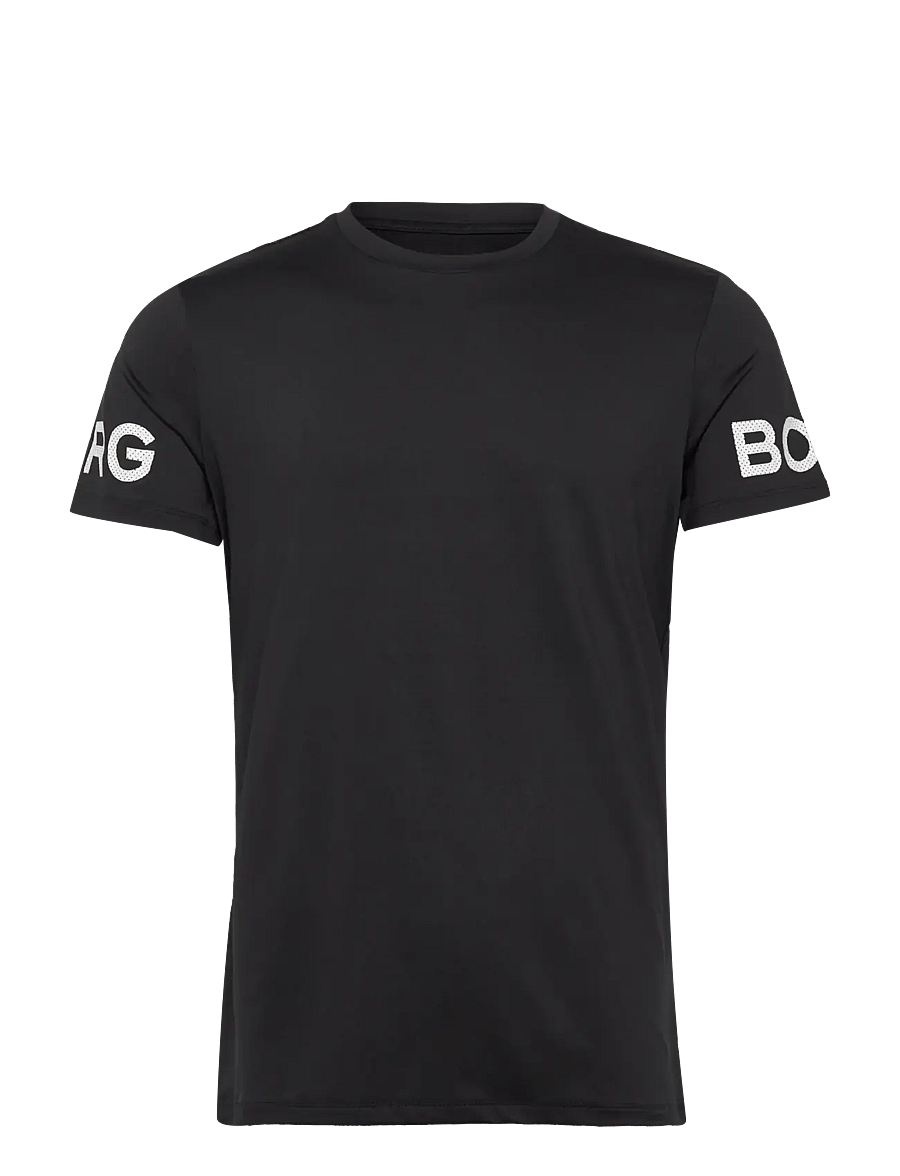 Björn Borg - BORG T-SHIRT - t-shirts - black beauty - 0