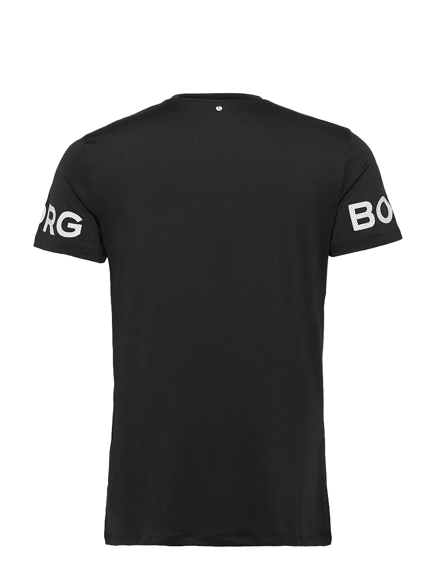 Björn Borg - BORG T-SHIRT - t-shirts - black beauty - 1