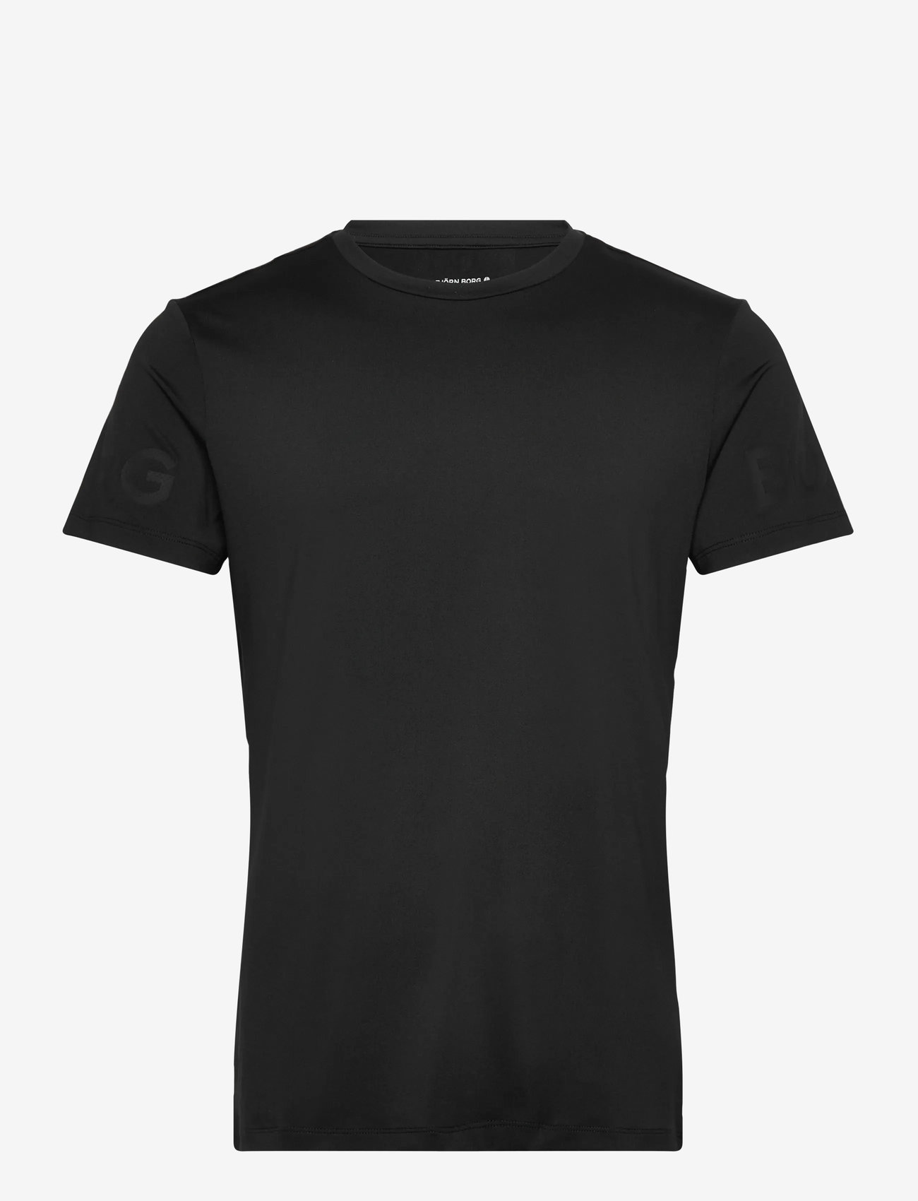 Björn Borg - BORG T-SHIRT - t-skjorter - black beauty - 0