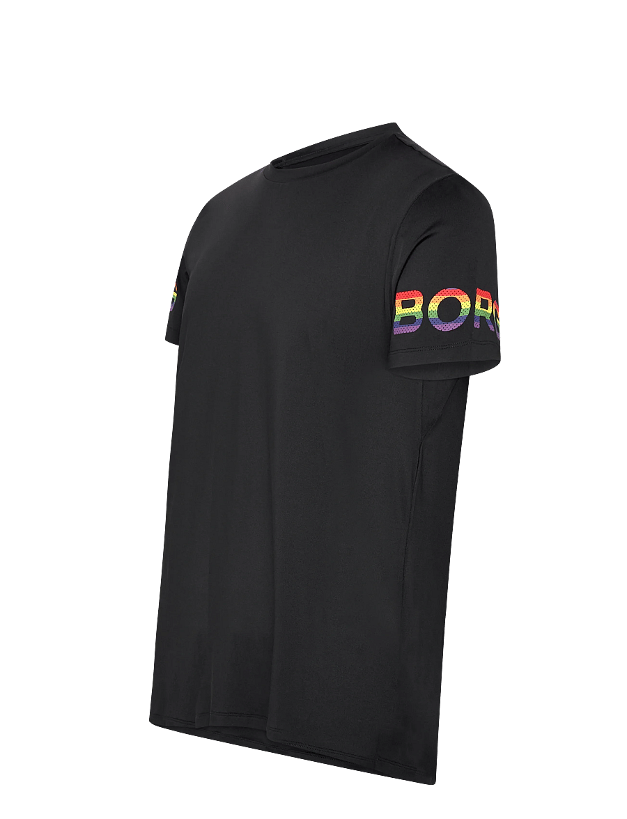 Björn Borg - BORG T-SHIRT - tops & t-shirts - black beauty - 3