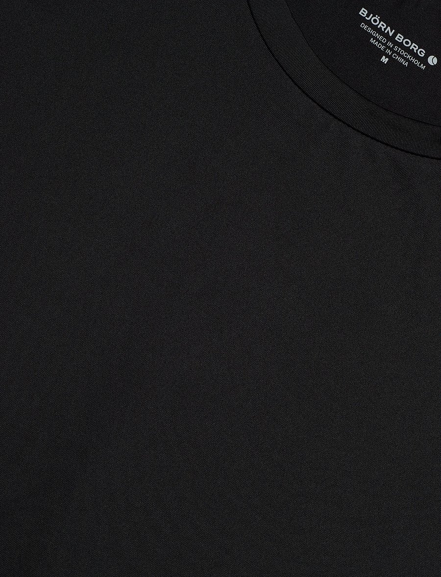 Björn Borg - BORG T-SHIRT - tops & t-shirts - black beauty - 4