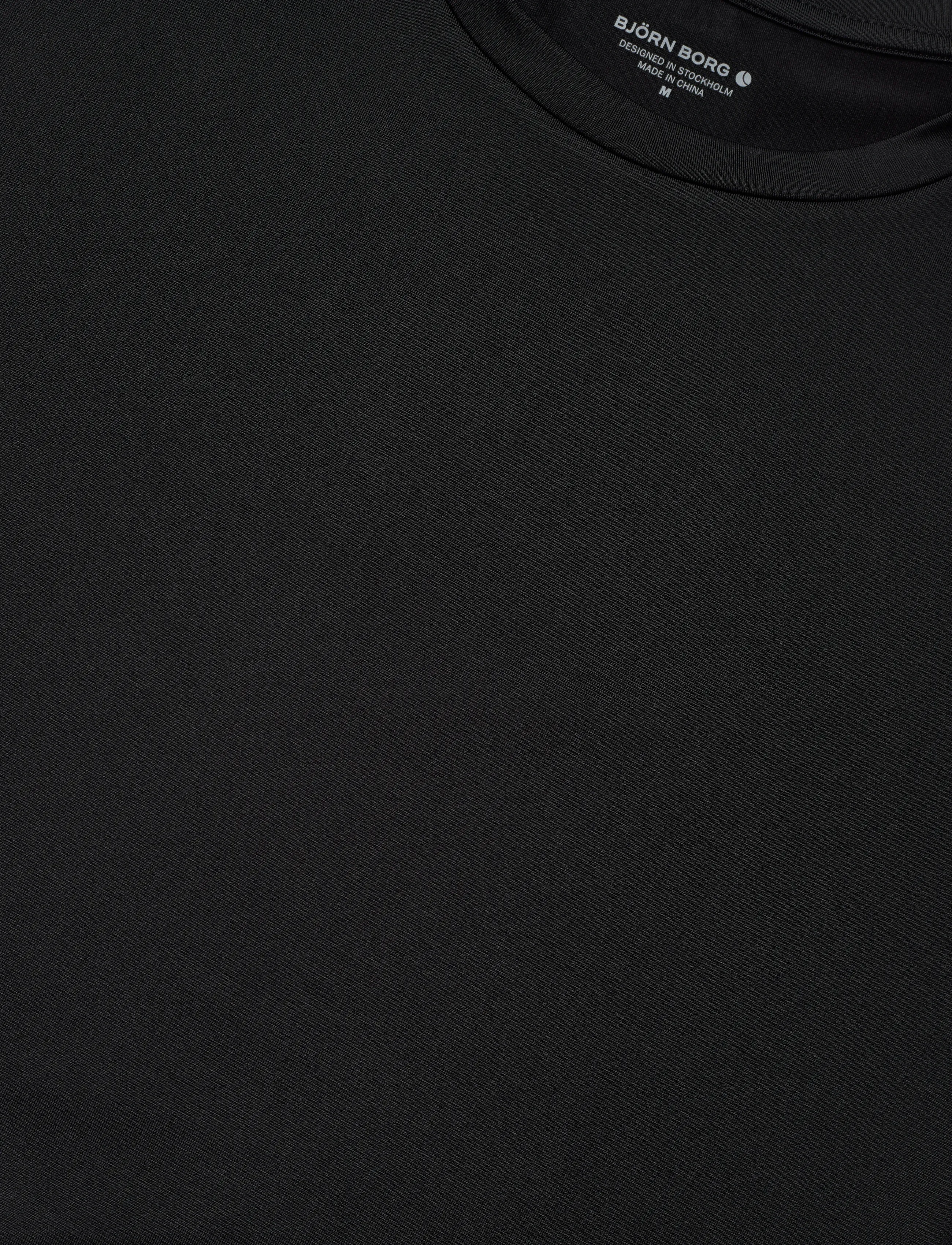Björn Borg - BORG T-SHIRT - t-shirts - black beauty - 2