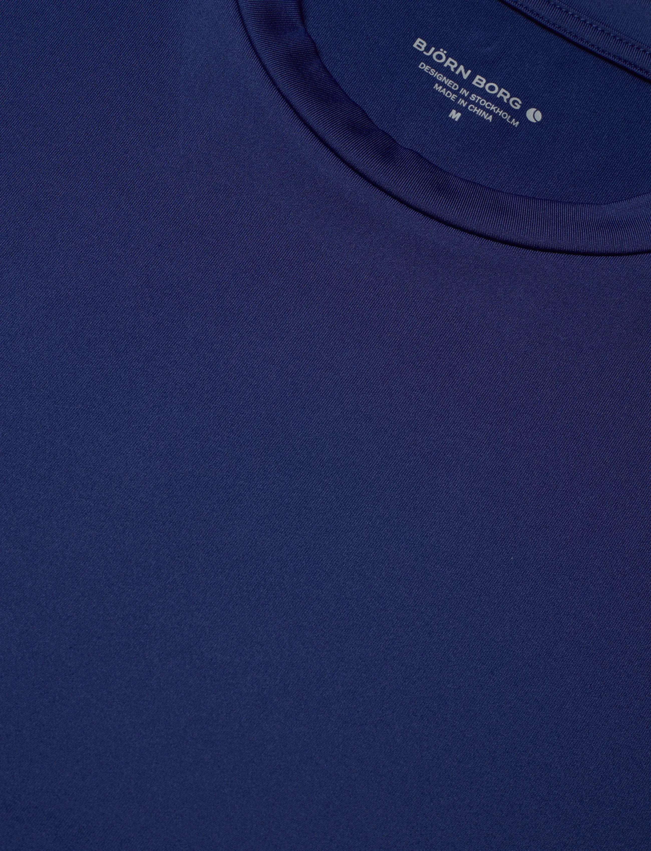 Björn Borg - BORG T-SHIRT - t-shirts - blue depths - 2