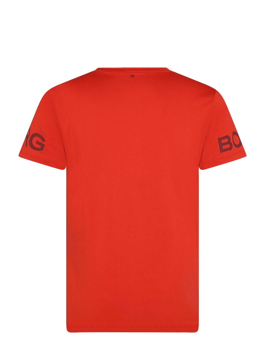Björn Borg - BORG T-SHIRT - tops & t-shirts - flame scarlet - 1