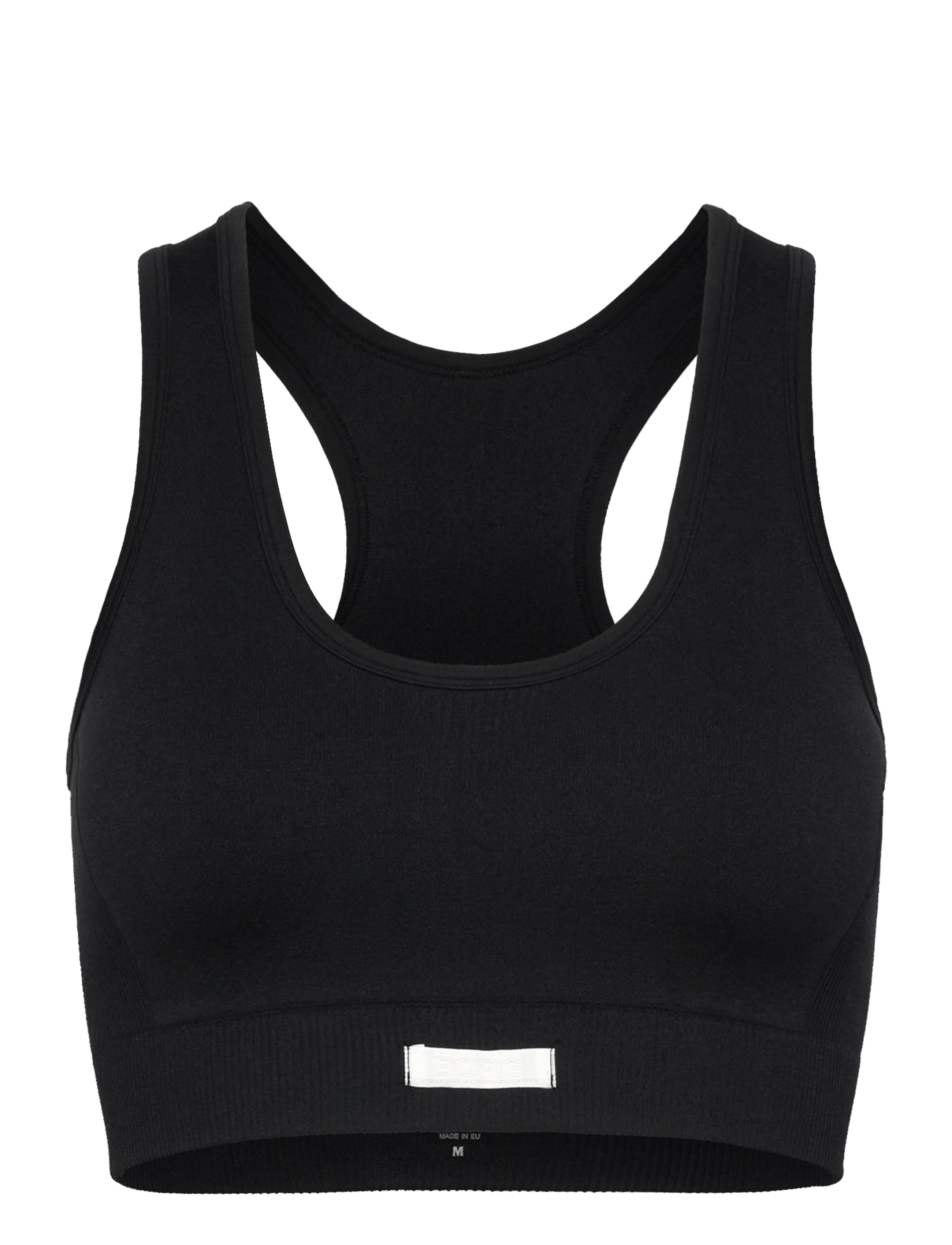 BJÖRN BORG Studio Seamless Low Sport BH Schwarz - M - Damen