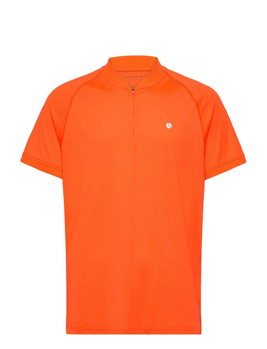 Björn Borg - ACE ZIP POLO SHIRT - shocking orange - 0