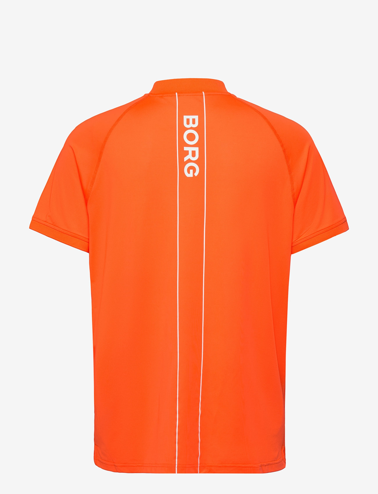 Björn Borg - ACE ZIP POLO SHIRT - t-shirts - shocking orange - 1