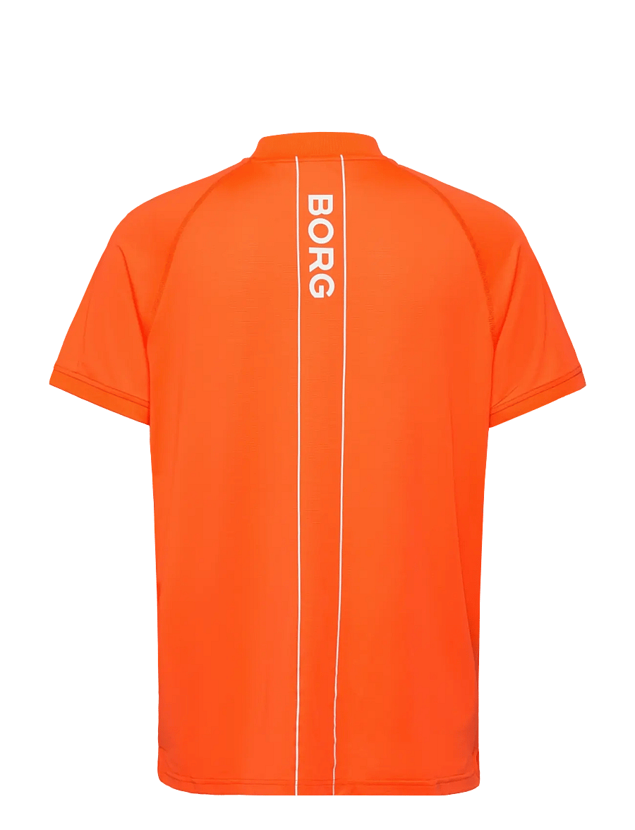 Björn Borg - ACE ZIP POLO SHIRT - shocking orange - 1
