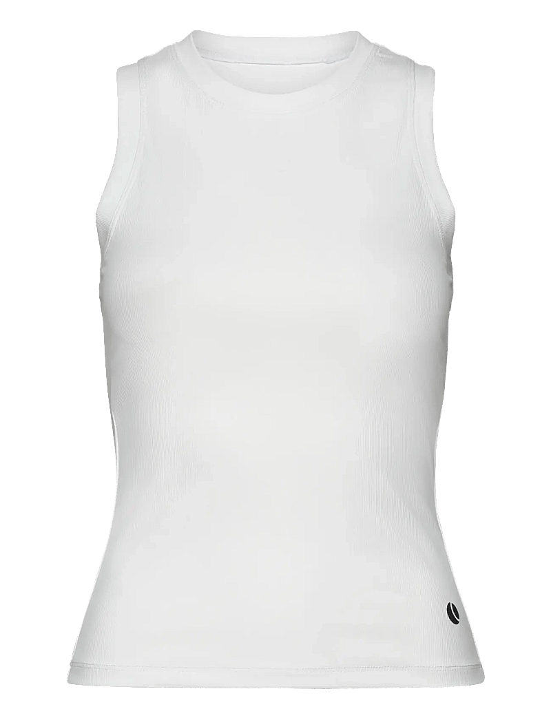 Björn Borg - ACE POCKET RIBBED TANK TOP - linnen - brilliant white - 0