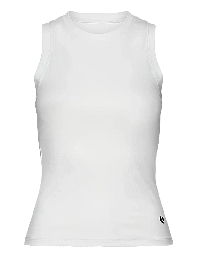 Björn Borg ACE POCKET RIBBED TANK TOP - Oberteile - BRILLIANT WHITE / white