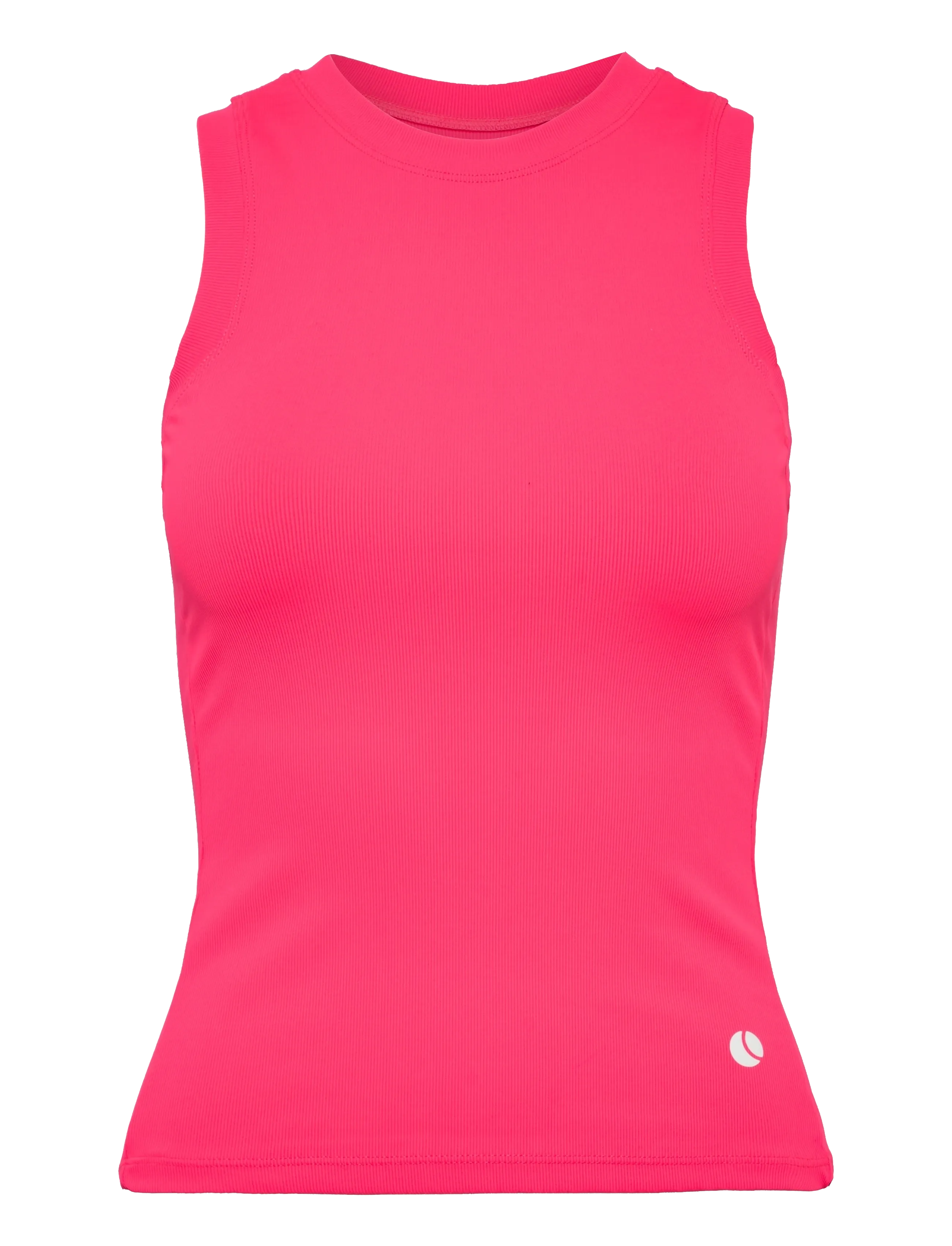 Björn Borg Ace Pocket Ribbed Tank Top, Kvinder, Ribbet Tanktop, Pink, Str: L