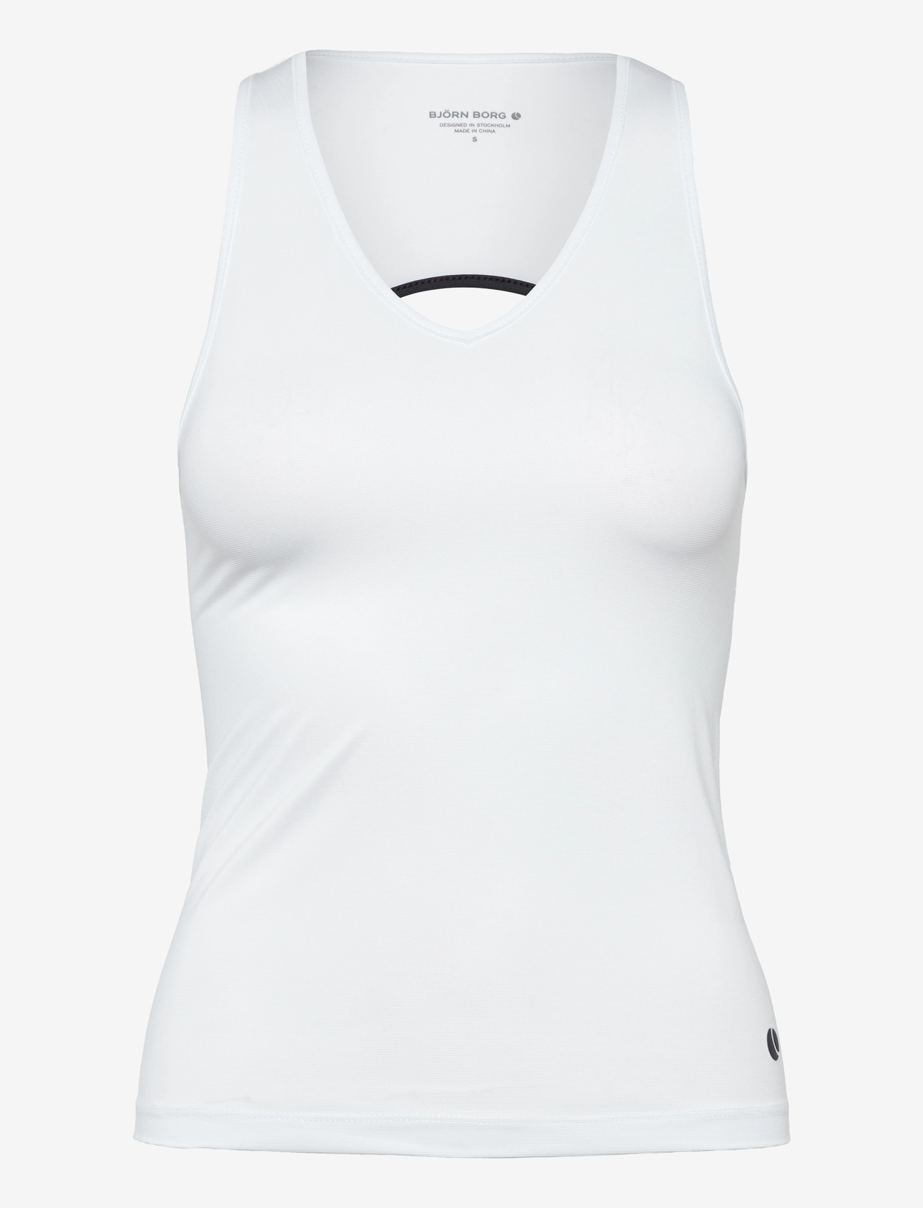 Björn Borg - ACE V NECK TANK TOP - tanktops - brilliant white - 0