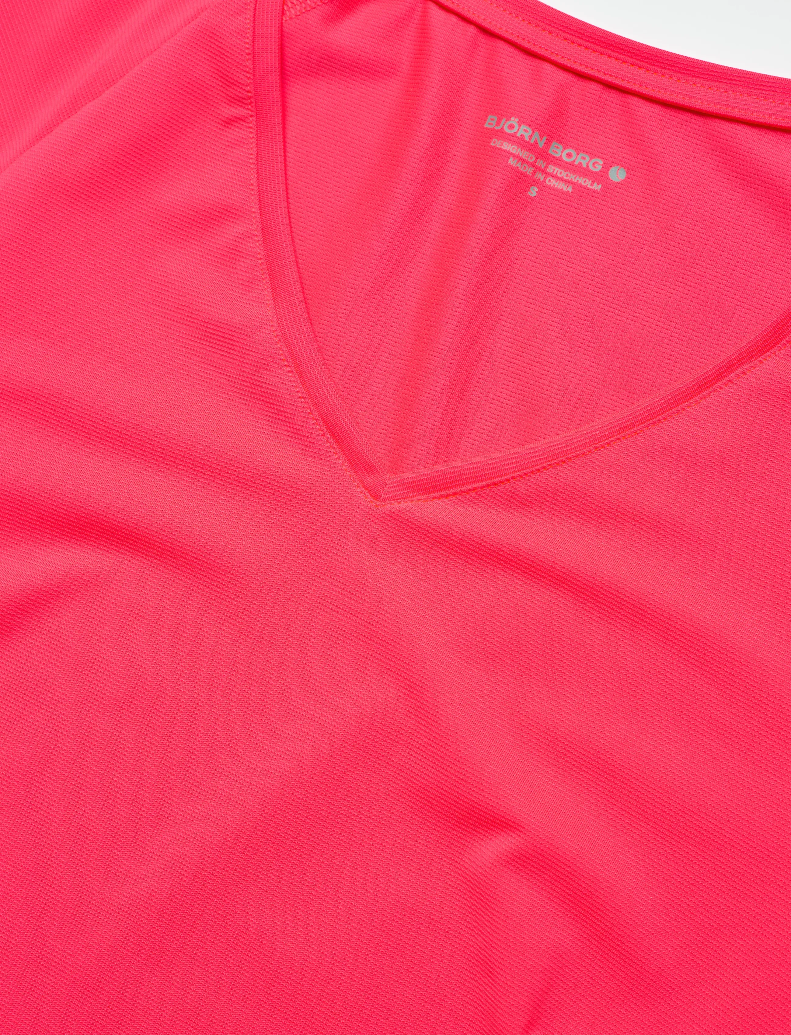 Björn Borg - ACE V-NECK T-SHIRT - t-shirts - diva pink - 2