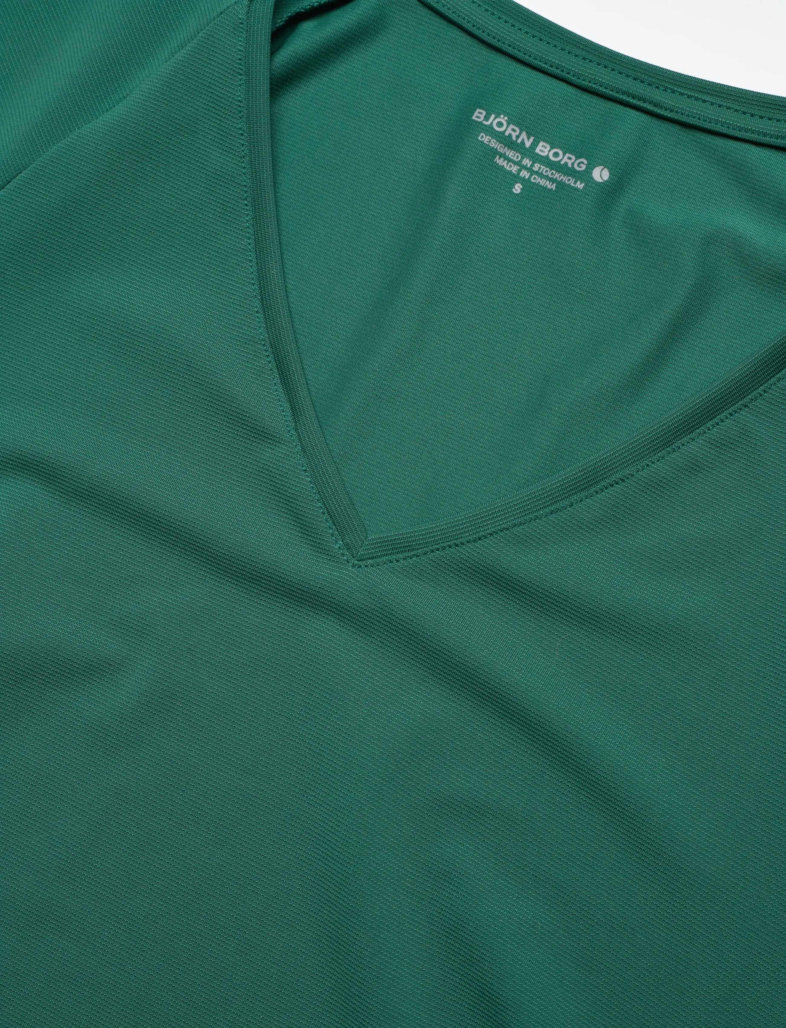 Björn Borg - ACE V-NECK T-SHIRT - t-shirts - posy green - 2