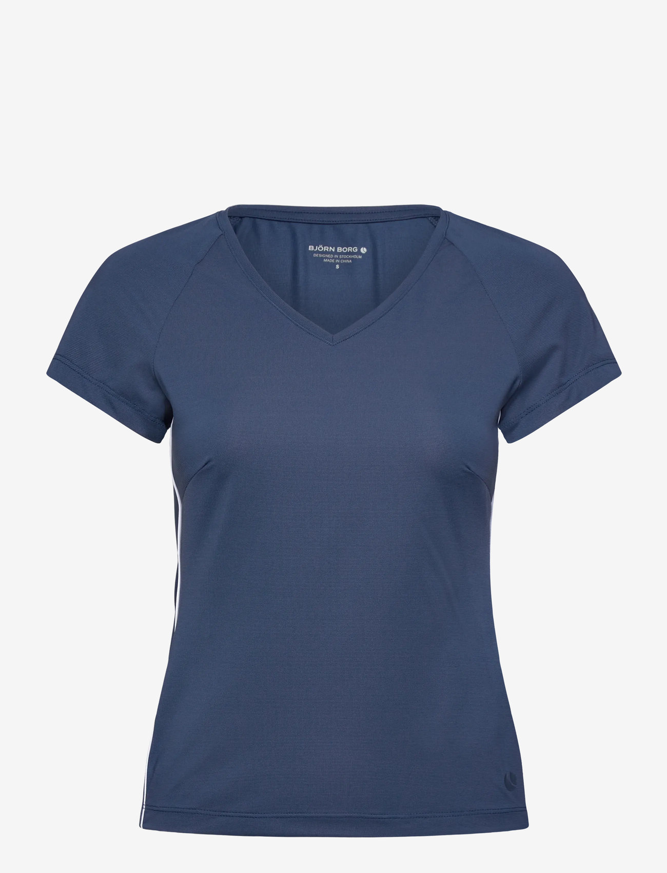 Björn Borg - ACE V-NECK T-SHIRT - t-shirts - sargasso sea - 0