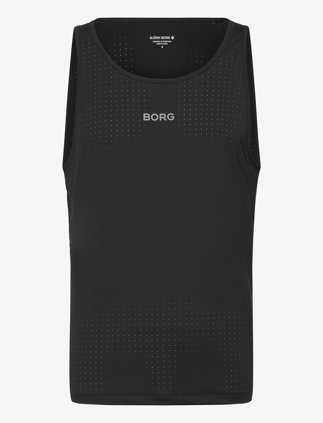 Björn Borg - BORG PERFORMANCE PERFORATED TANK - black beauty - 0
