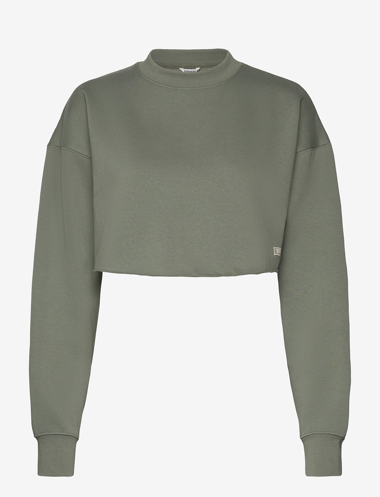 Björn Borg - STUDIO OVERSIZED CROPPED SWEATSHIRT - tops - agave green - 0