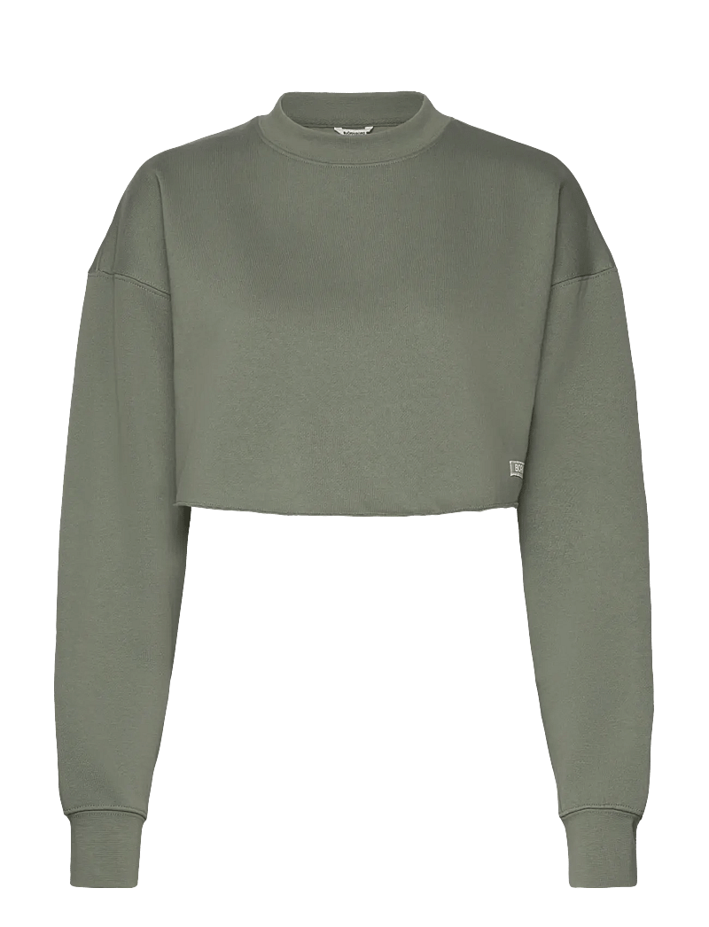 Björn Borg - STUDIO OVERSIZED CROPPED SWEATSHIRT - tops - agave green - 0