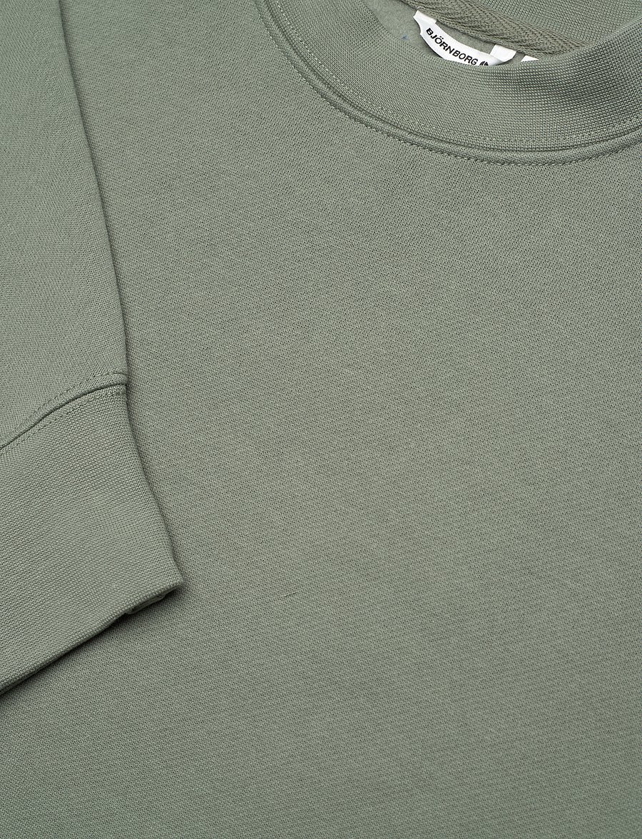 Björn Borg - STUDIO OVERSIZED CROPPED SWEATSHIRT - Överdelar - agave green - 2