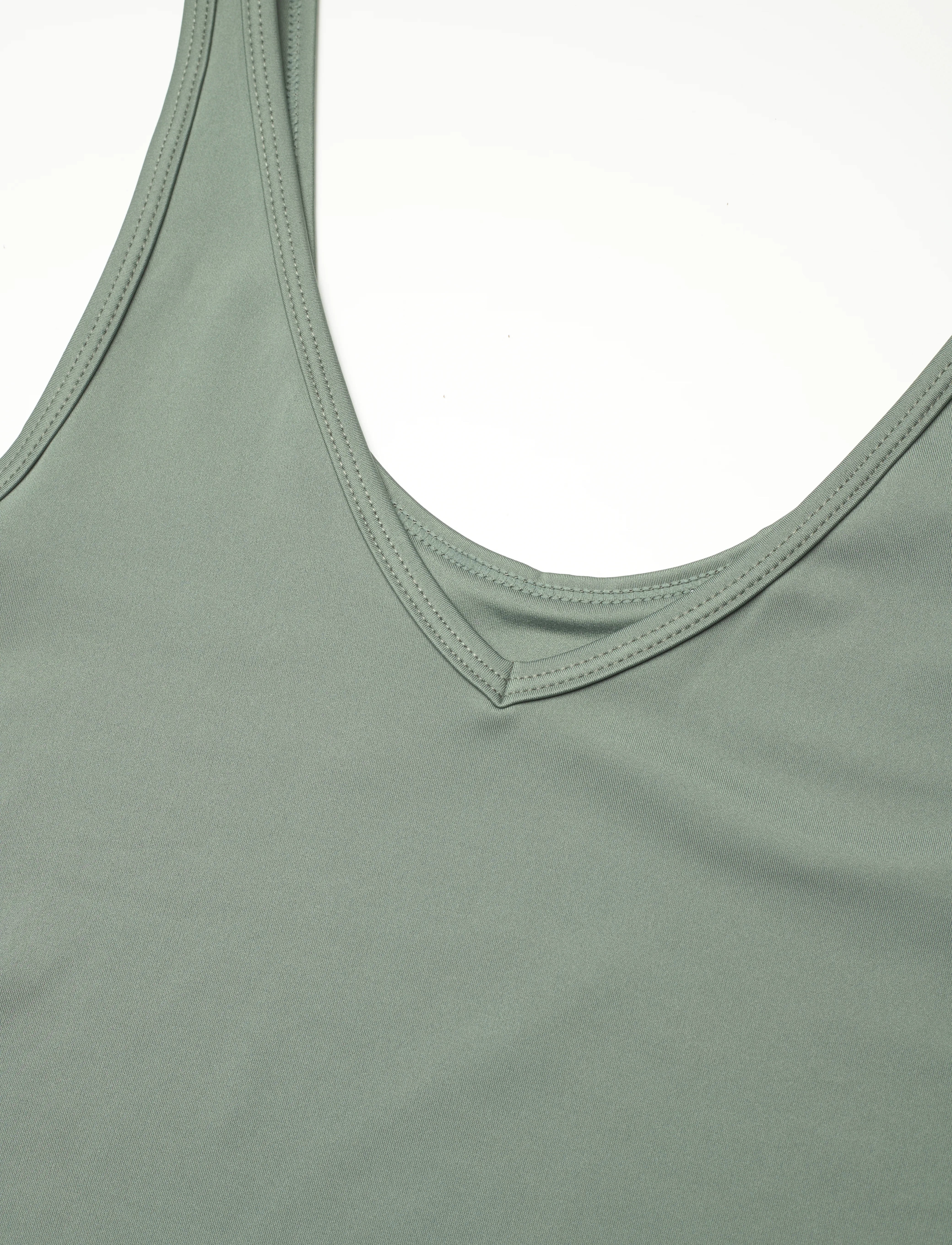 Björn Borg - ACE DEEP V NECK TANK TOP - treenitopit - agave green - 2