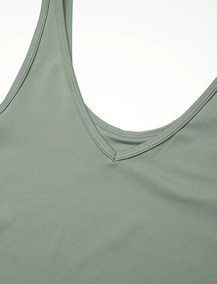 Björn Borg - ACE DEEP V NECK TANK TOP - treenitopit - agave green - 2