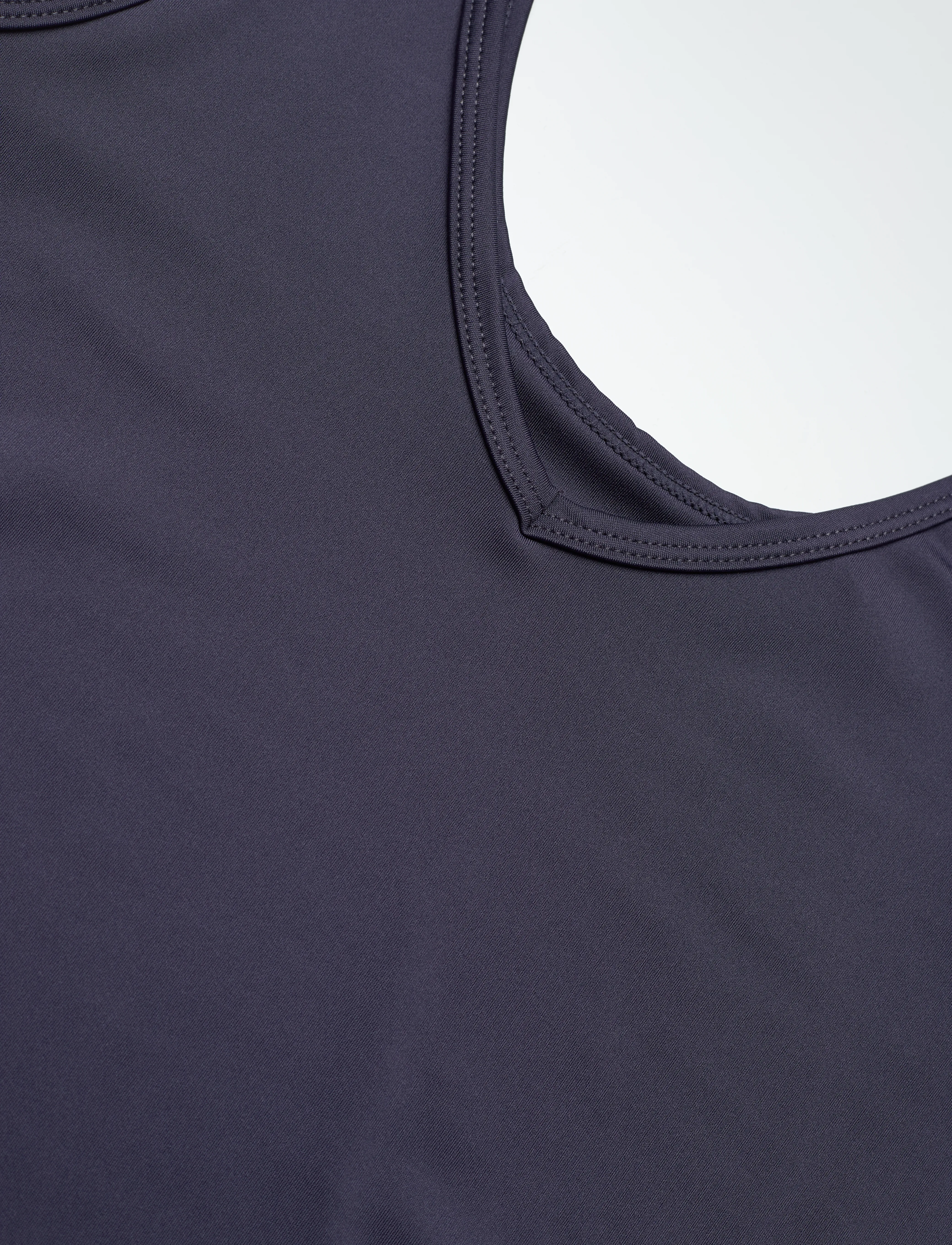 Björn Borg - ACE DEEP V NECK TANK TOP - linnen - odyssey gray - 2