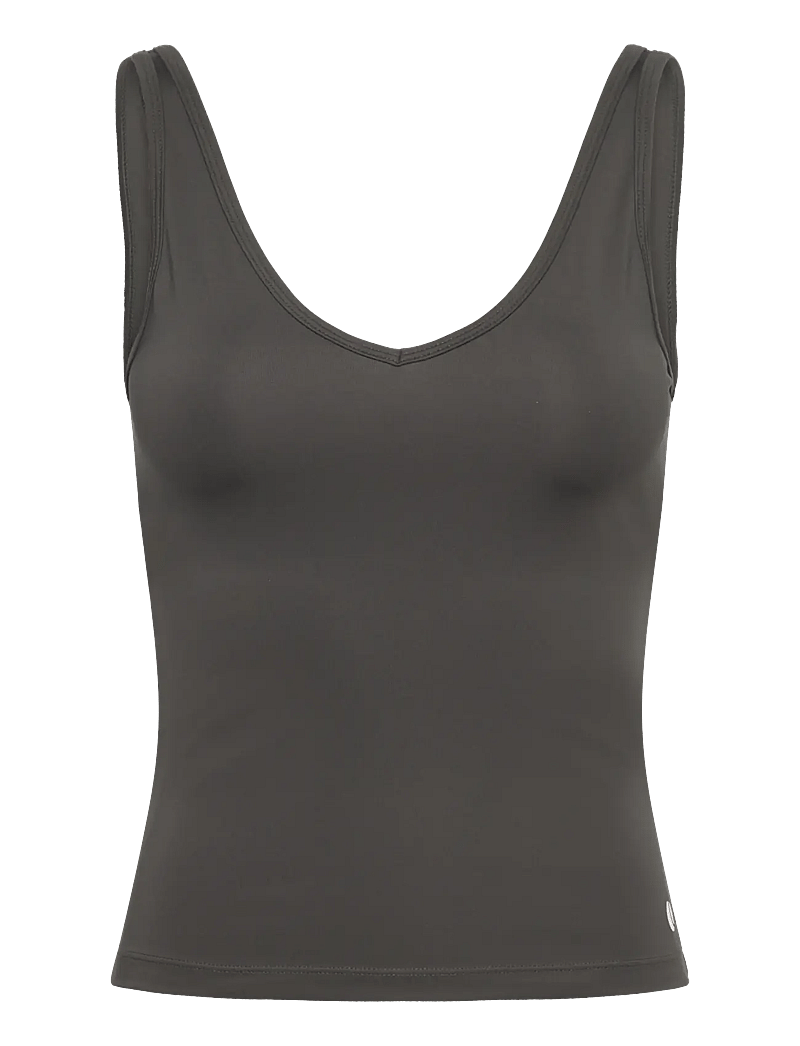 Björn Borg - ACE DEEP V NECK TANK TOP - linnen - peat - 0