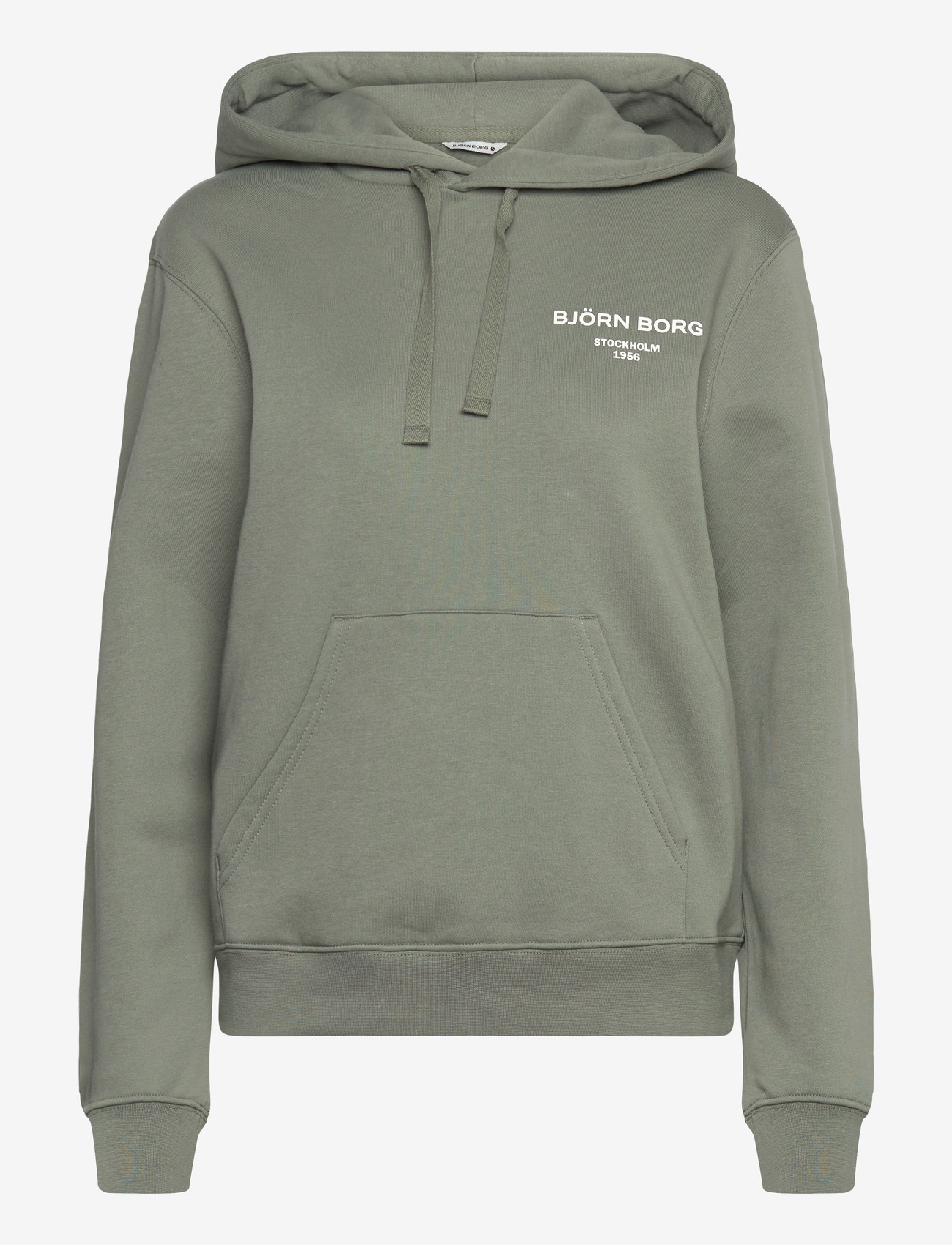 Björn Borg - BORG ESSENTIAL 1 HOODIE - tops - agave green - 0