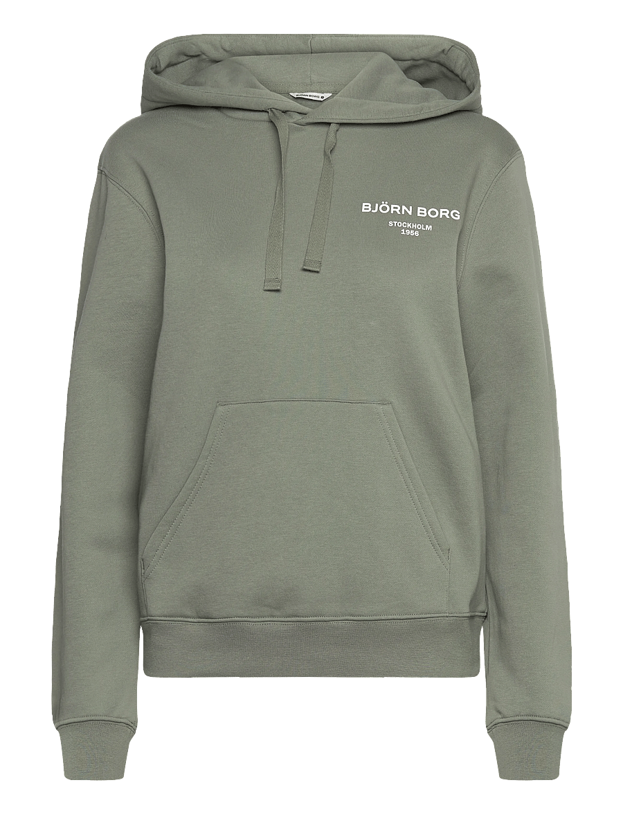 Björn Borg - BORG ESSENTIAL 1 HOODIE - sweatshirts - agave green - 0