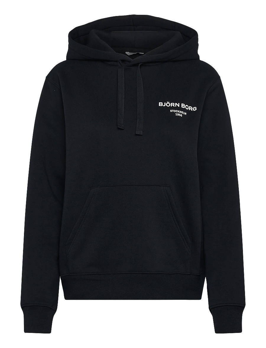 Björn Borg - BORG ESSENTIAL 1 HOODIE - sweatshirts - black beauty - 1