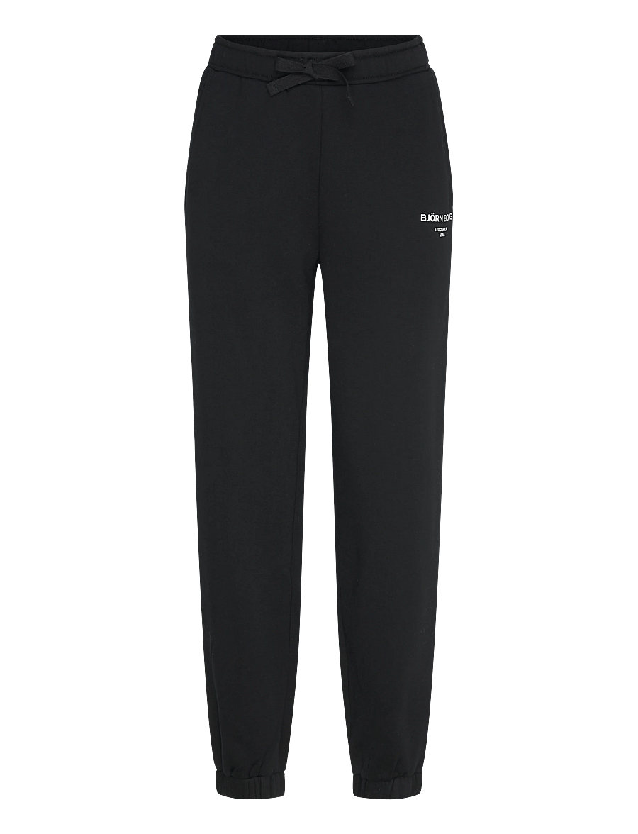 Björn Borg - BORG ESSENTIAL 1 SWEATPANTS - treniņbikses - black beauty - 0