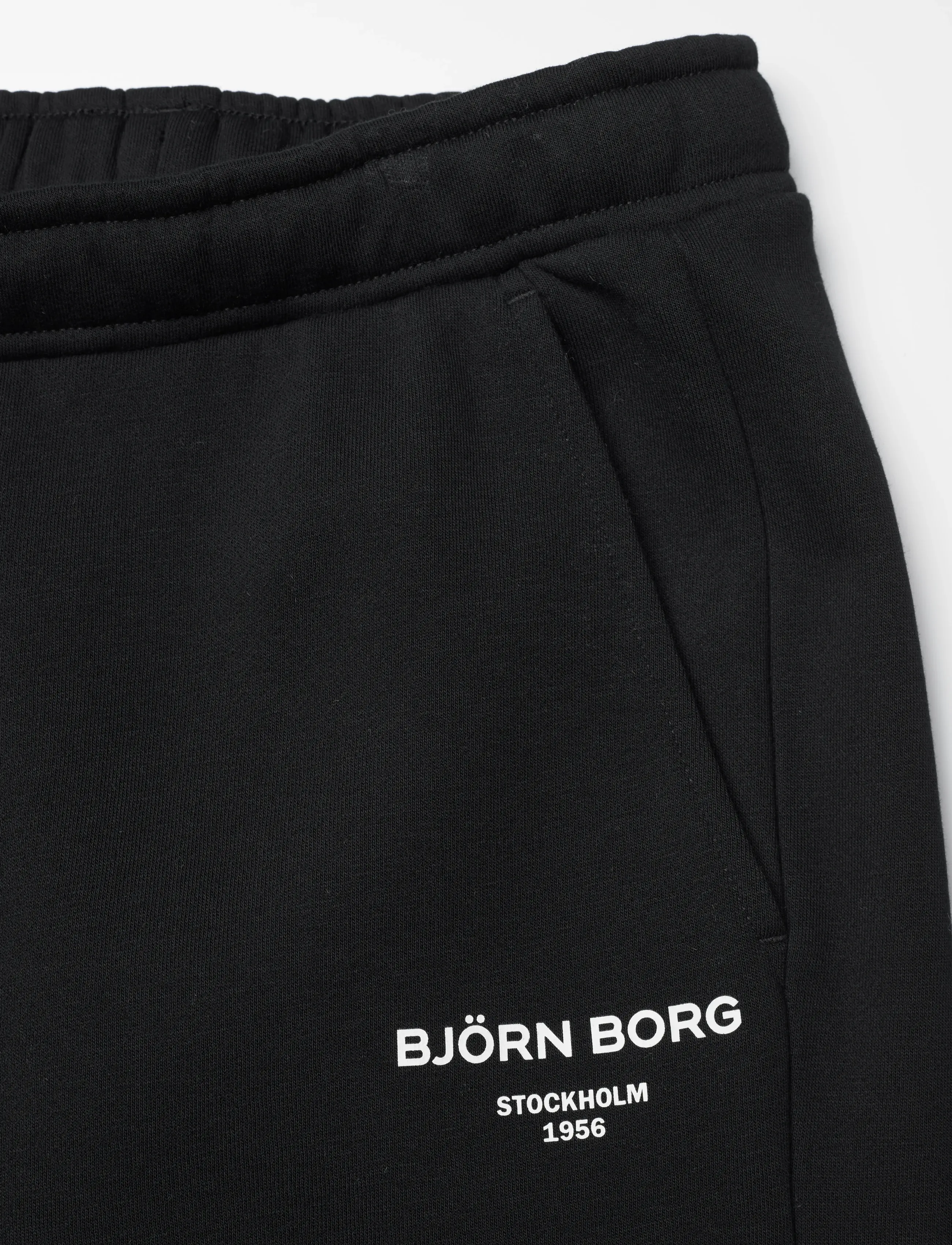 Björn Borg - BORG ESSENTIAL 1 SWEATPANTS - spodnie dresowe - black beauty - 2