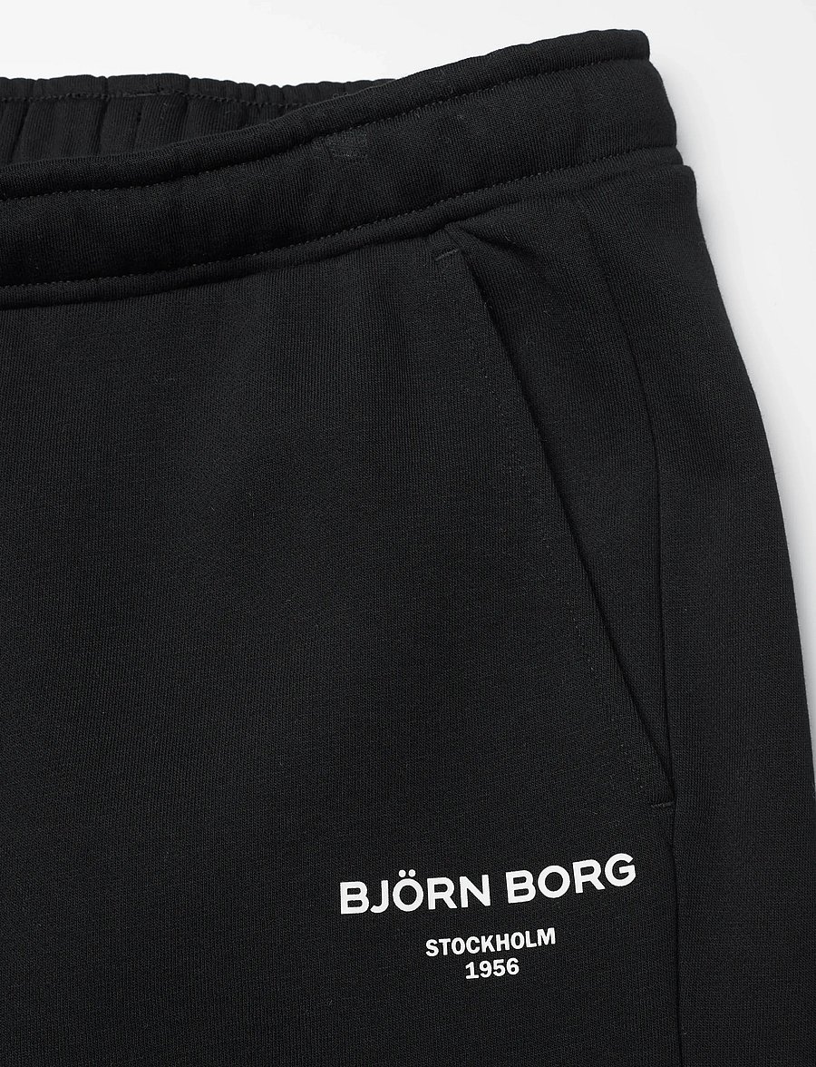 Björn Borg - BORG ESSENTIAL 1 SWEATPANTS - treniņbikses - black beauty - 2