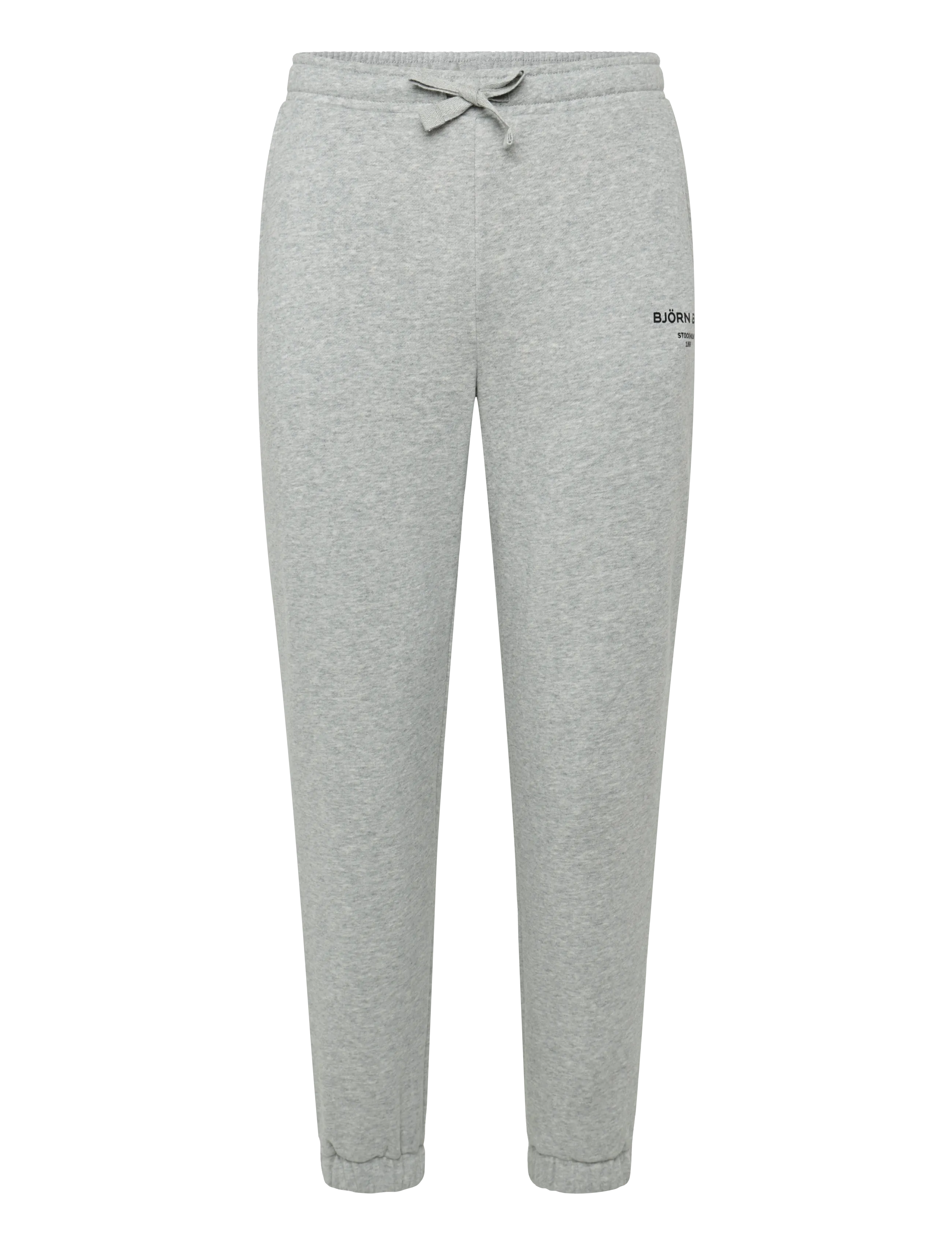Björn Borg BORG ESSENTIAL 1 SWEATPANTS - Clothing - LIGHT GREY MELANGE / grey