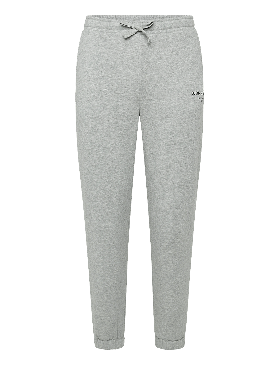 Björn Borg - BORG ESSENTIAL 1 SWEATPANTS - träningsbyxor - light grey melange - 0