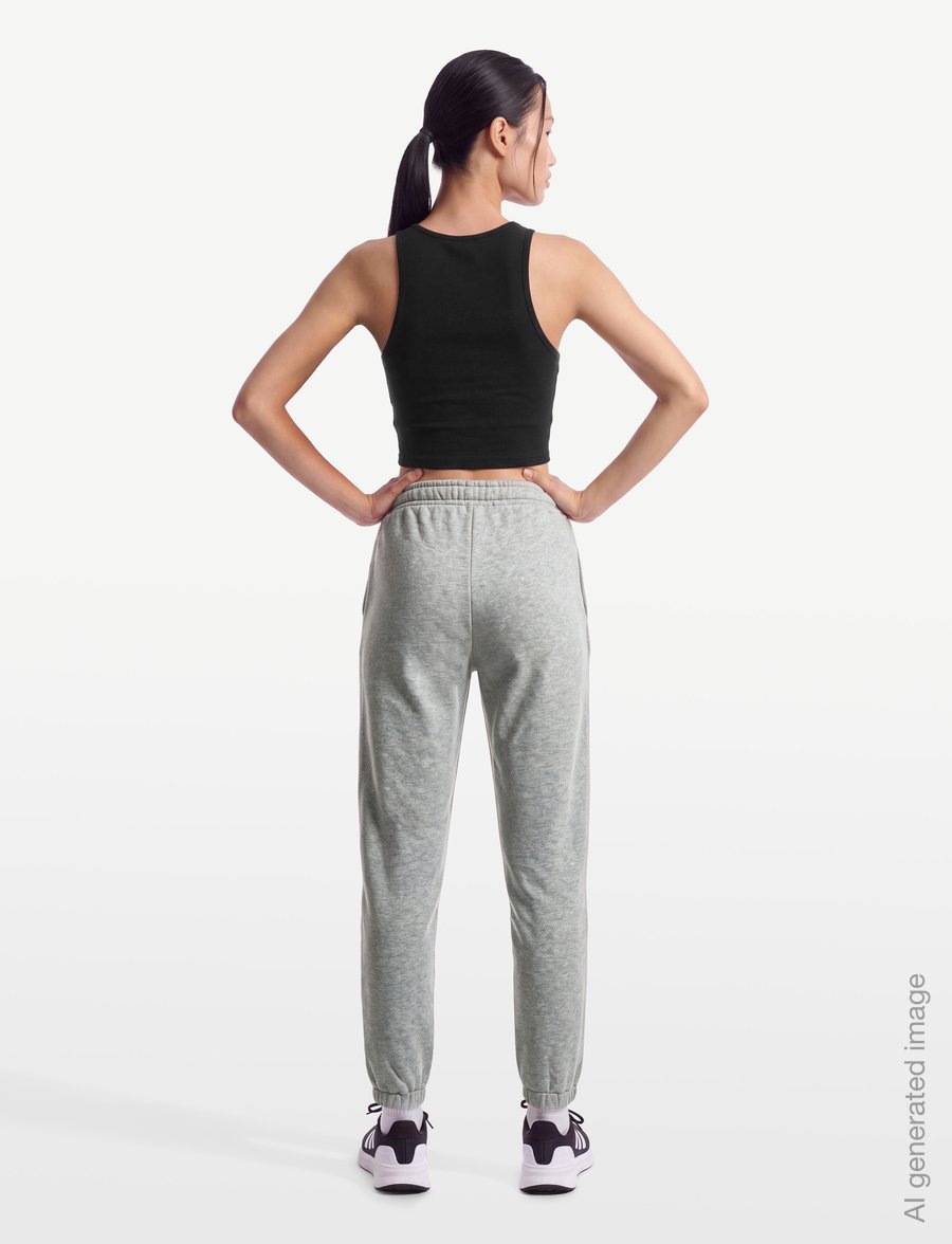 Björn Borg - BORG ESSENTIAL 1 SWEATPANTS - trainingshosen - light grey melange - 4
