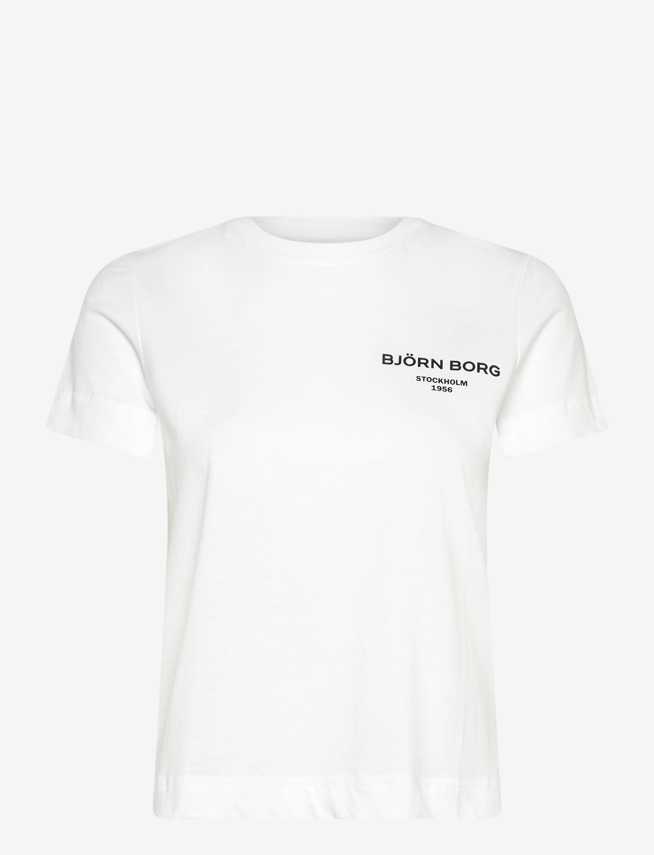 Björn Borg - BORG ESSENTIAL 1 T-SHIRT - alussärgid ja t-särgid - brilliant white - 0